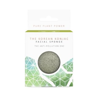 De Koreaanse Konjac Sponge Company Toermalijn Konjac-spons 1 stuk