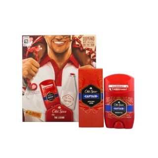 Old Spice Capitan Geschenkset: Aftershave-Balsam 100 ml und Antitranspirant-Stick 50 ml