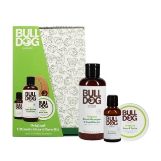 Bulldog Ultimate Original baardverzorgingsset: Baardshampoo 200 ml + Baardolie 30 ml + Baardbalsem 75 ml