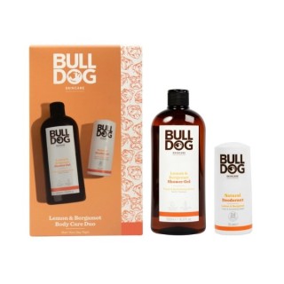 Bulldog Body Lemon & Bergamot body care set: Shower gel 500 ml + Antiperspirant Roll-on 75 ml