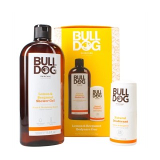 Bulldog Body Care Lemon & Bergamot body care set: Shower gel 500 ml + Antiperspirant Roll-on 75 ml