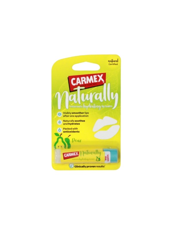 Carmex Naturally Pear Lip Balm 4.25 G