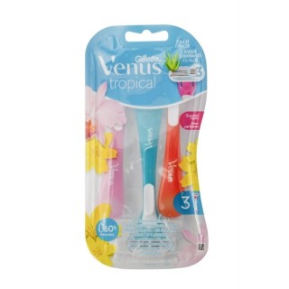 Gillette Venus Tropical Razors 3 pieces