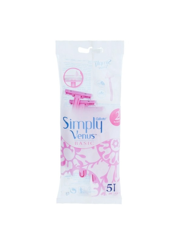 Gillette Simply Venus Razors 5 pieces