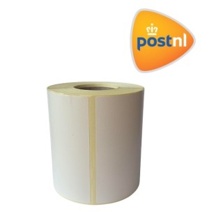 Post.NL shipping label white, 102 mm x 150 mm, 300 labels on a roll, 25 mm core, thermal ECO , durable 1 piece