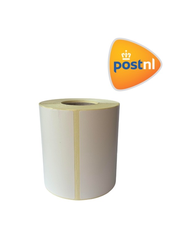 Post.NL shipping label white, 102 mm x 150 mm, 300 labels on a roll, 25 mm core, thermal ECO , durable 1 piece