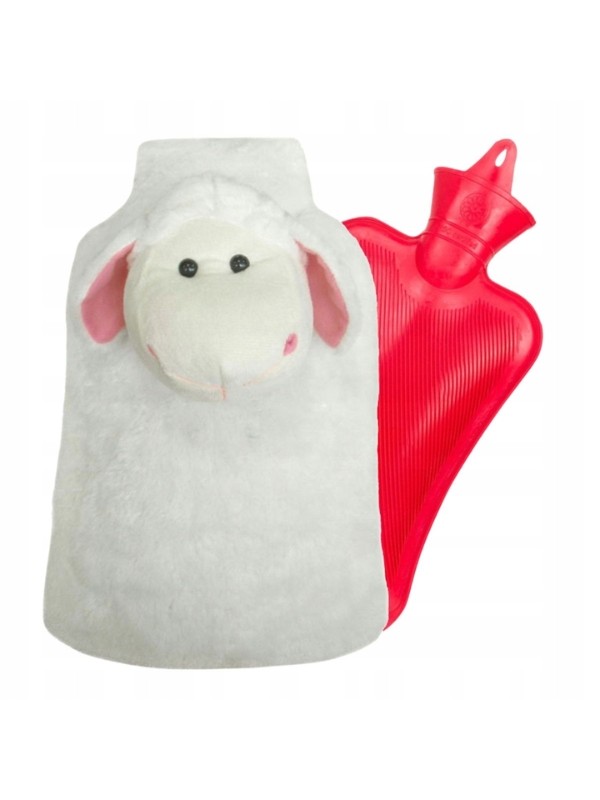 Sanity 2L rubber hot water bottle in a cover Sheep 1 piece