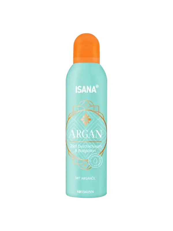 Isana Argan 2in1 Doucheschuim & Bodylotion 200 ml