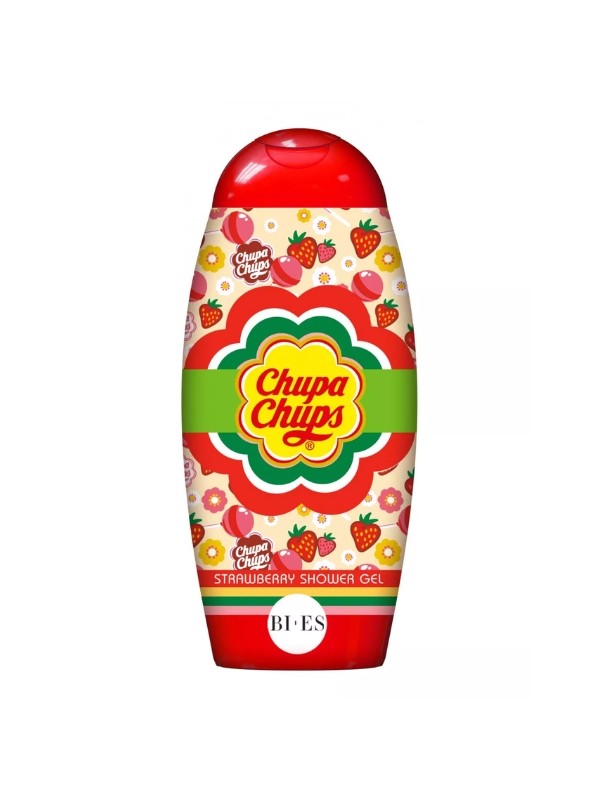 BI-ES Chupa-Chups 2in1 Shampoo & Douchegel Strawberry 250 ml