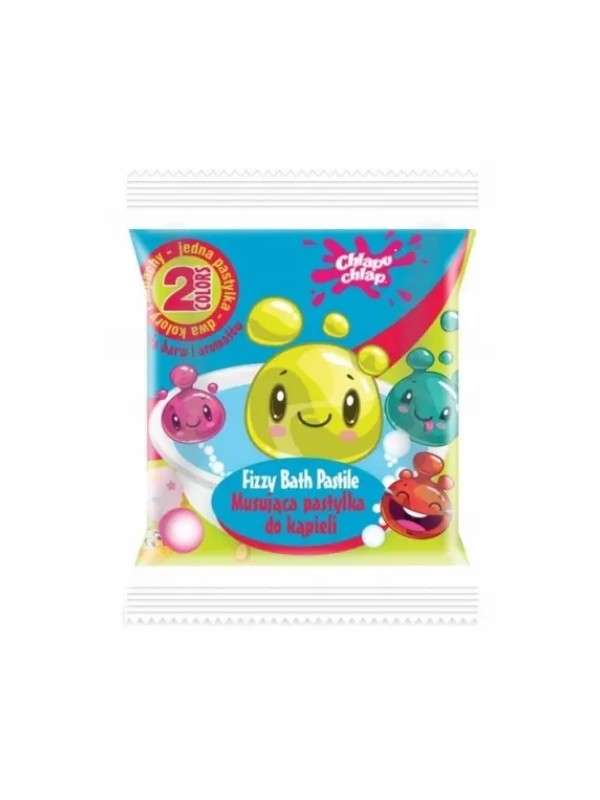 Chlapu Chlap effervescent bath lozenge Cotton candy & bubble gum 1 piece