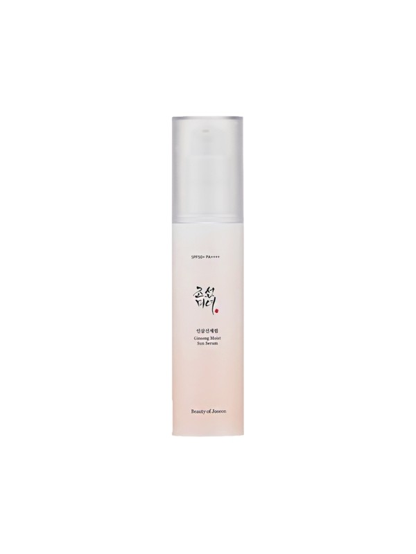 Beauty of Joseon Ginseng Moist Sun Serum SPF50 feuchtigkeitsspendendes Anti-Falten-Gesichtsserum mit Ginseng, 50 ml