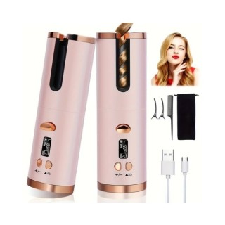 Schnurloser automatischer Lockenwickler Pink 1 Stück