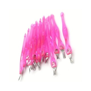 Set of Pink cuticle removal tools, 10 pieces