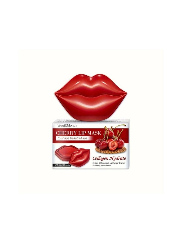 Cherry collagen lip masks, 20 pieces