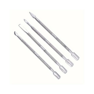 Set of 4 Silver cuticle pushers