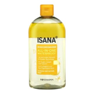 Isana All-In-One tweefasige micellaire vloeistof voor waterproof make-up verwijderen 400 ml