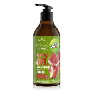 OnlyBio Hair in Balance x Tymbark Feuchtigkeitsspendendes Apfel-Wassermelonen-Shampoo 400 ml