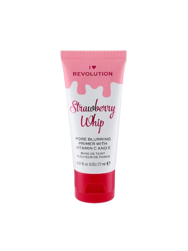 Makeup Revolution I Heart Makeup maskiert Poren Strawberry Whip Make-up-Basis 27 ml