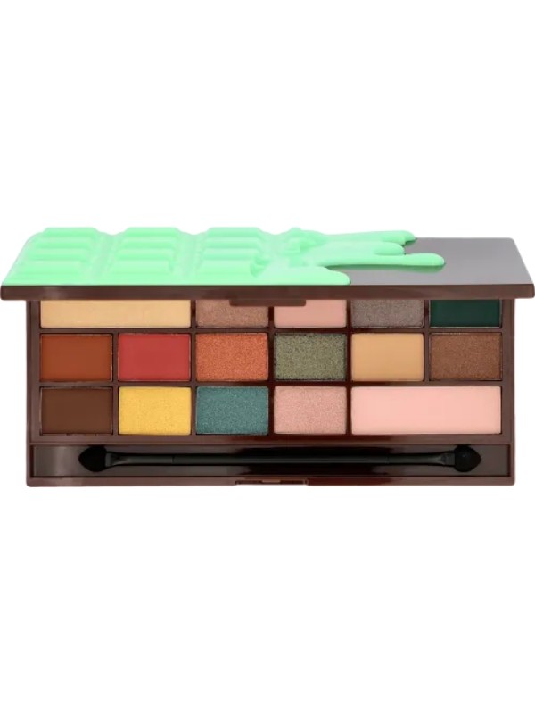 Makeup Revolution I Heart Makeup Palette mit 16 Lidschatten Chocolate Mint 3,66 g