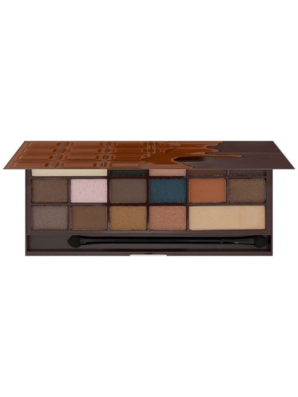 Makeup Revolution I Heart Makeup Palette mit 16 Lidschatten Chocolate Salted Caramel 1 g