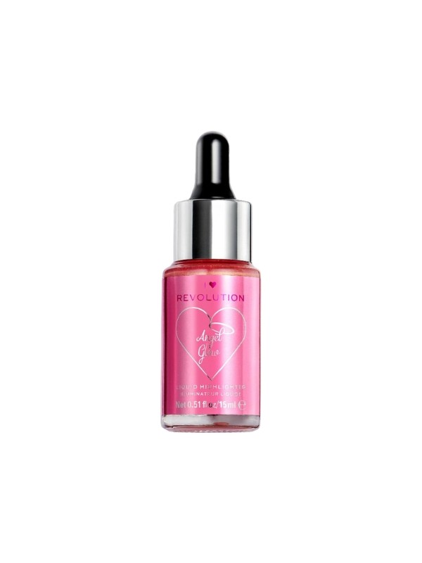 Makeup Revolution I Heart Revolution Flüssiger Gesichts-Highlighter Angel Glow 15 ml