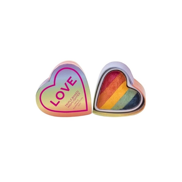 Makeup Revolution I Heart Revolution Love Heart Gesichts-Highlighter 10 g