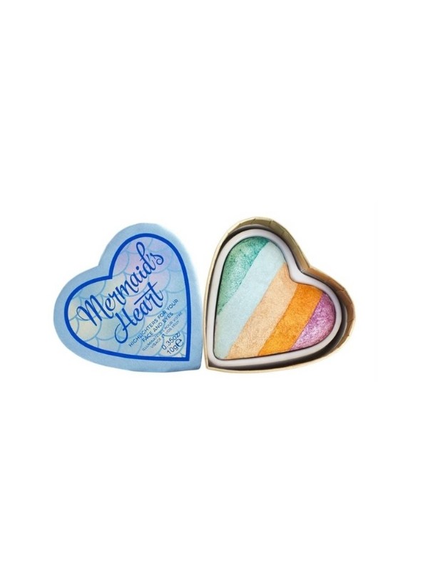 Makeup Revolution I Heart Revolution Mermaids Heart face highlighter 10 g