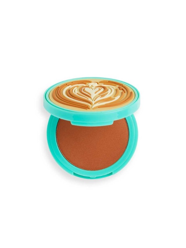 Makeup Revolution I Heart Revolution Lekkere Coffee Bronzer voor gezicht Cappuccino 5 g