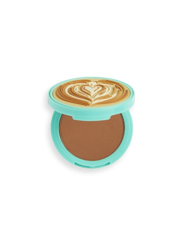 Makeup Revolution I Heart Revolution Tasty Coffee Bronzer for face Latte 5 g