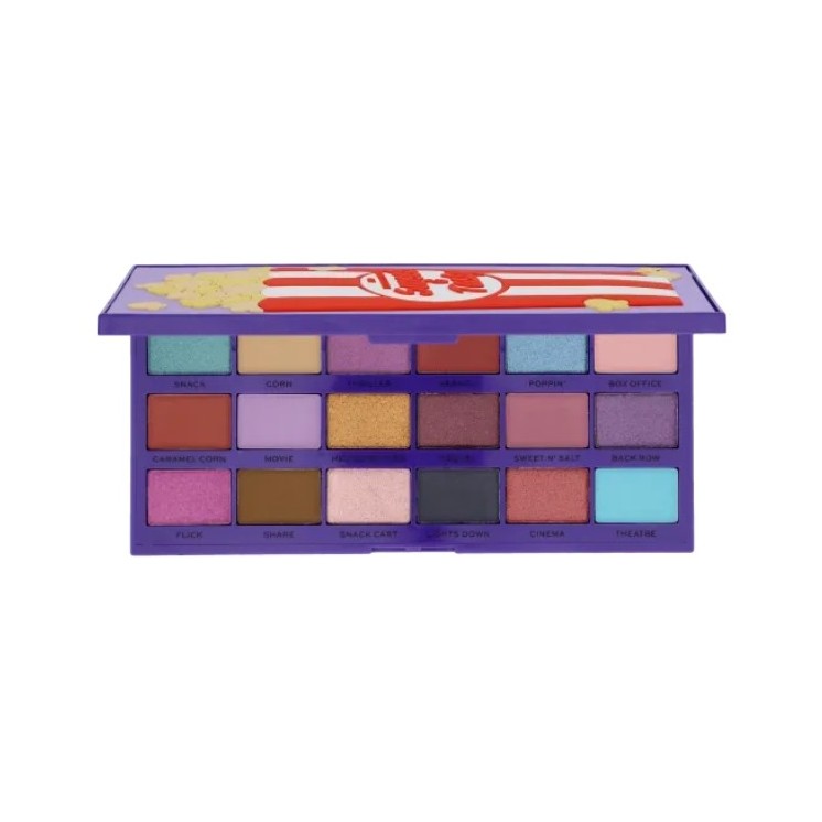 Makeup Revolution I Heart Revolution Tasty Palette mit 18 Popcorn-Lidschatten 22 g