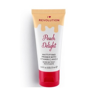 Makeup Revolution I Heart Makeup mattierende Peach Delight Makeup Base 27 ml