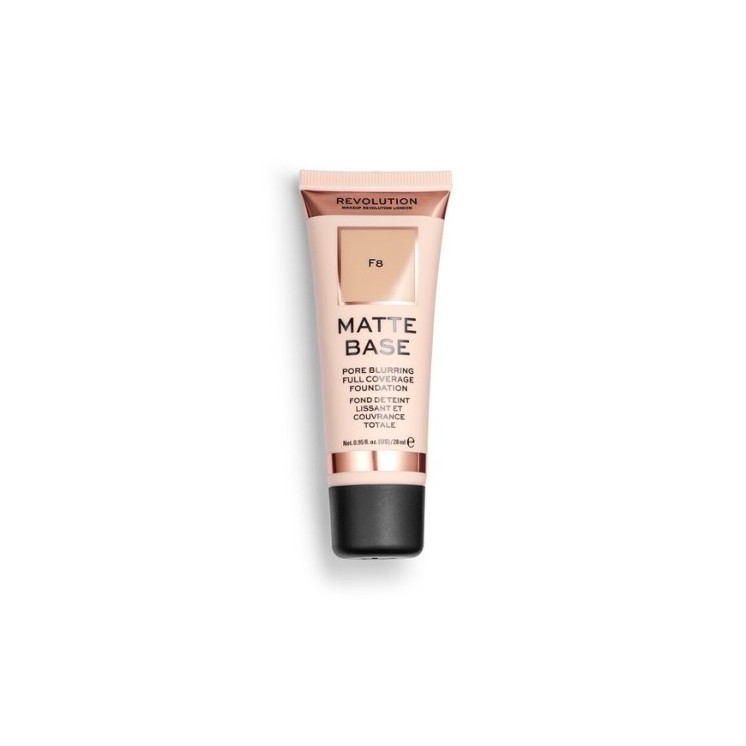 Makeup Revolution Matte Base mattierende Gesichtsgrundierung /F8/ 28 ml