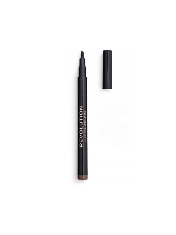 Revolution Micro Brow Pen Wenkbrauwpotlood / Medium Brown /