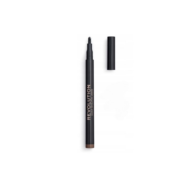 Revolution Micro Brow Pen Wenkbrauwpotlood / Medium Brown /