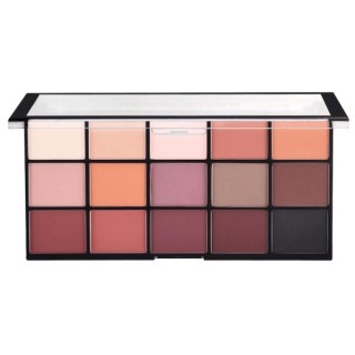 Makeup Revolution Re-loaded Palet van 15 oogschaduws Basic Matt 5 g