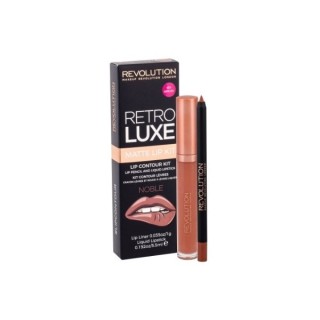 Makeup Revolution Retro Luxe Matte Kit Noble lipmake-upset: Lipgloss 5 ml + Lippotlood 1 g