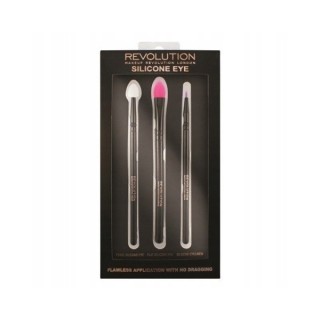 Makeup Revolution Set of 3 silicone eye makeup brushes