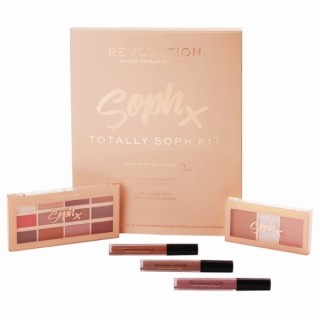 Revolution Totally Soph Geschenkset: Lidschattenpalette, Konturpalette, 3 Lipgloss