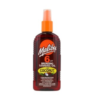 Malibu Bronzing Bruiningsolie SPF6 Coconut 200 ml