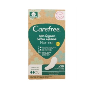 Carefree Normal Organic Cotton panty liners 30 pieces