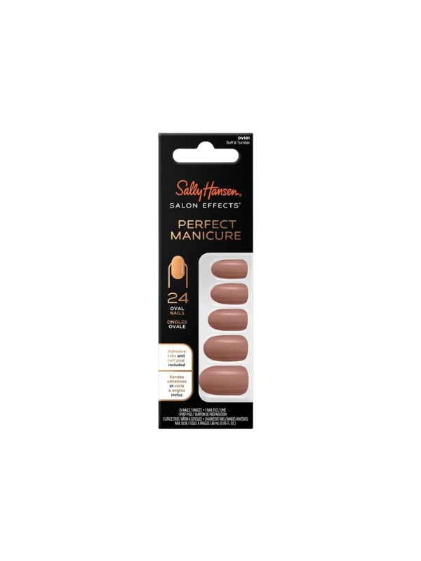 Sally Hansen Salon Effects Perfect Manicure Buff & Tumble Nagelspitzen 24 Stück