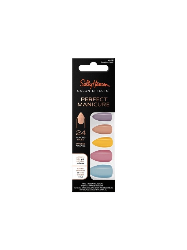 Sally Hansen Salon Effects Perfect Manicure Sweet as Canday Nagelspitzen 24 Stück