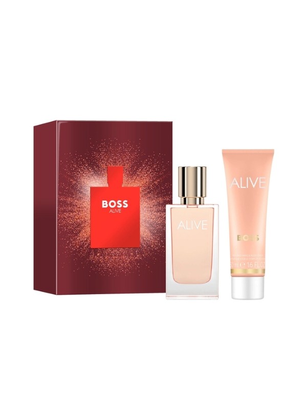 Hugo Boss Alive Geschenkset: Eau de Toilette 30 ml + Körper- und Handlotion 50 ml