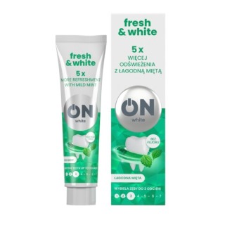 ON WHITE FRESH Whitening tandpasta Milde munt 75 ml