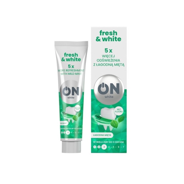 ON WHITE FRESH Whitening toothpaste Mild mint 75 ml