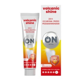 ON WHITE VOLCANIC SHINE Toothpaste against discoloration 75 ml