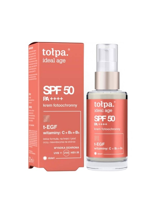 Tołpa Ideal Age SPF50 Lichtschützende Gesichtscreme 50 ml