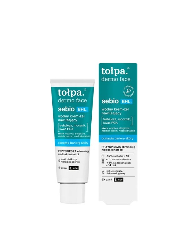 Tołpa Dermo Face Sebio BHL Hydraterende Water Gezichtscrème-Gel 40 ml