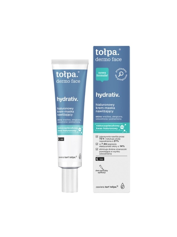 Tołpa Dermo Face Hydrativ Hydraterende Nachtcrème-Masker 40 ml