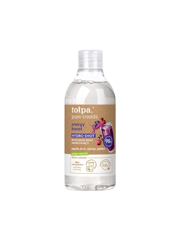 Tołpa Pure Trends Energy Boost Micellaire vloeistof voor make-up verwijderen 400 ml